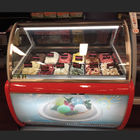 14 طعم بستنی نمایش کابینه یخ زده نمایشگاه نمایش پاپیسلر