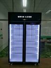کوره الکتریکی درب شیشه ای بازرگانی اتوماتیک برای سوپرمارکت با بخاری