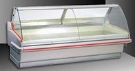سفارشی نمایشگاه یخچال نمایش، چرخ سردخانه یخچال خنک کننده 2.5 متر برای راحتی