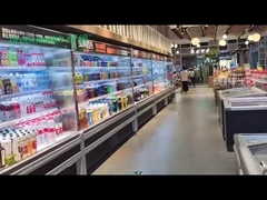 یخچال نمایش باز خود حاوی سفید برای نوشیدنی / شیر با ظرفیت 2 متر