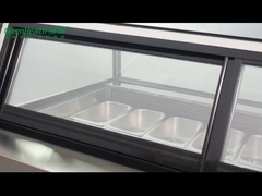 ویترین ژلاتویی فریزر بستنی