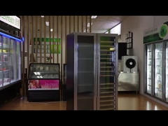 یخچال شراب با تهویه 360 درجه با 418L 220V 50HZ و سیستم خنک کننده خودکار