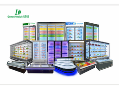 یخچال تجاری فن خنک کننده نوشیدنی یخچال خنک کننده باز با پرده هوا