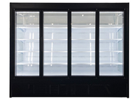 یخچال درب شیشه ای Silent Running Multideck نمایش تجاری یخچال برای نوشیدنی