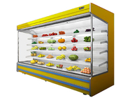 نمایشگر سوپرمارکت سفارشی باز کردن نمایشگر یخچال با واحد های تهویه مطبوع راه دور