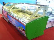 فریزر نمایشی بستنی تجاری Gelato Shop با تابه های سفارشی