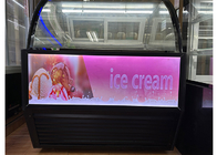 نمایشگر یخچال فریزر یخچال فریزر یخچال با ظروف سفارشی نصب شده