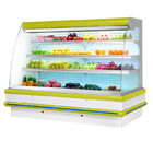ویترین نمایشگر سردخانه خنک کننده دینامیکی خنک کننده 4 فروشگاه قابل تنظیم برای نوشیدنی ها / بطری ها / لبنیات مواد غذایی / گیاهان
