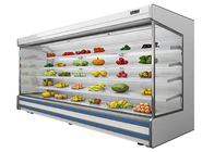 ویترین یخچال چند طبقه چیلر عرشه باز سیستم از راه دور برای سوپرمارکت