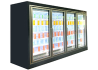 چیلر چند عرشه ای صرفه جویی در مصرف انرژی عمودی با جعبه نمایشگر مشروب درب یخچال
