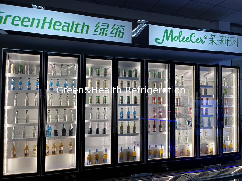 هیچ جعبه نور بالا 740L CCC یخچال خنک کننده نوشیدنی و شراب
