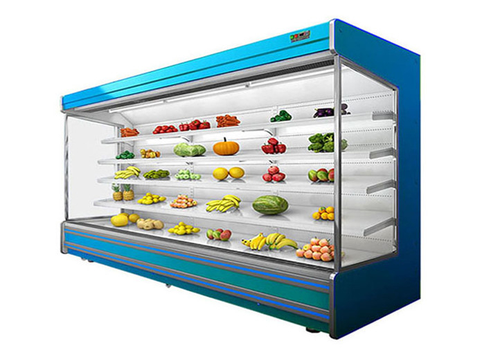 چیلر نمایشگر باز یخچال دار Remote Style برای فروشگاه سوپرمارکت