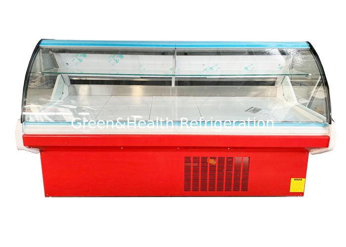 یخچال تجاری Deli Display با ظرفیت 100 لیتر با درب شیشه ای تاشو جلو و روشنایی LED 6500K