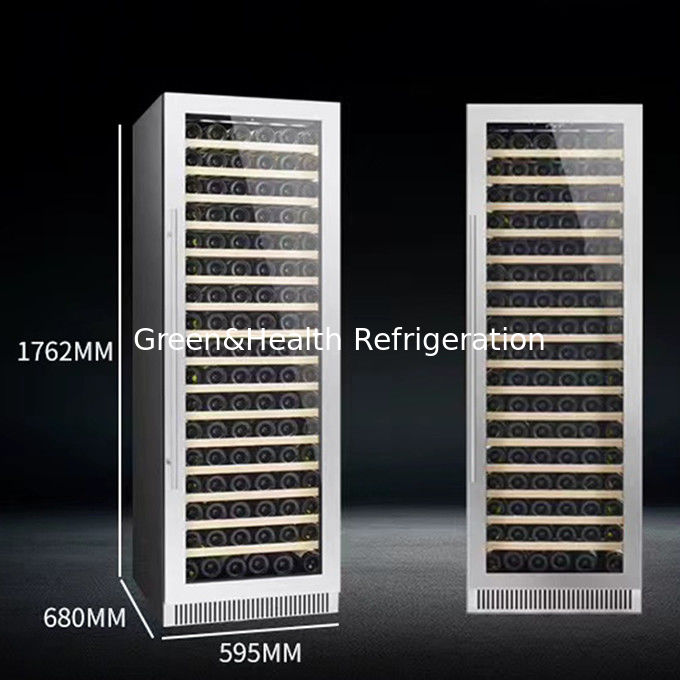 گواهینامه ETL یخچال شراب با تهویه 360 درجه با سیستم خنک کننده اتوماتیک 418L 220V 50HZ