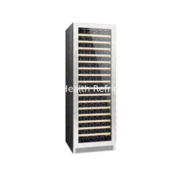 گواهینامه ETL 110V/60Hz کابینت خنک کننده شراب با درب شیشه ای دوگانه با یخچال R600