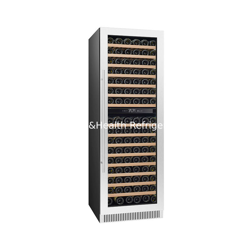 گواهینامه ETL سفارشی 185 بطری 445L یخچال نمایش شراب با 110V 220V 50HZ 60HZ