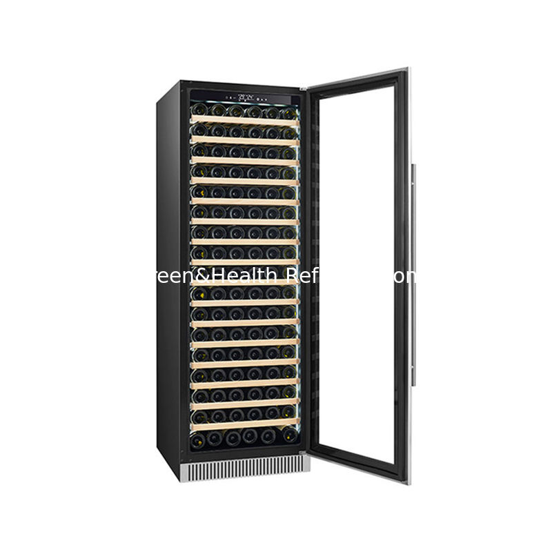 گواهینامه ETL سفارشی 185 بطری 445L یخچال نمایش شراب با 110V 220V 50HZ 60HZ