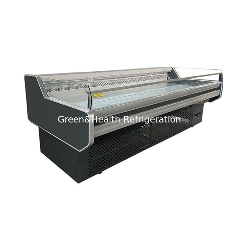 صفحه نمایش گوشت روشن LED یخچال فولاد ضد زنگ داخلی آوتوماتیک تخلیه -2 ~ 8 C
