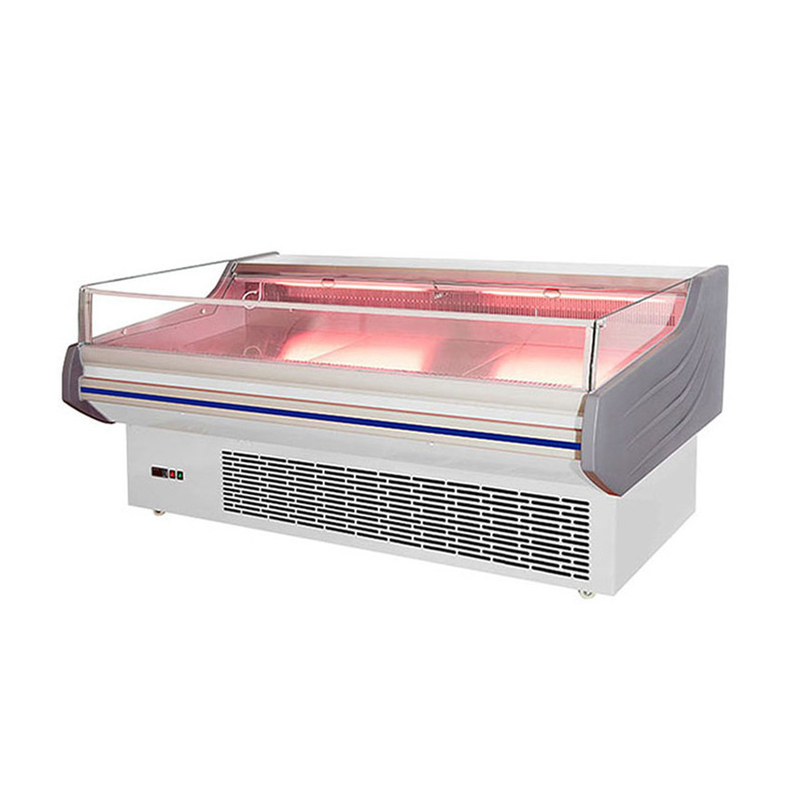 صفحه نمایش گوشت روشن LED یخچال فولاد ضد زنگ داخلی آوتوماتیک تخلیه -2 ~ 8 C