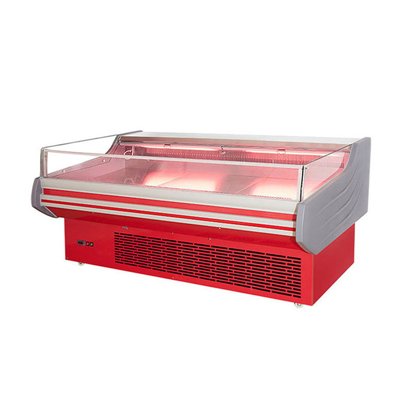 صفحه نمایش گوشت روشن LED یخچال فولاد ضد زنگ داخلی آوتوماتیک تخلیه -2 ~ 8 C