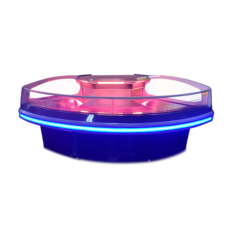 فن فولاد ضد زنگ خنک کننده گوشت نمایش یخچال -2 به 8.C با نور LED