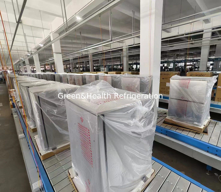 گواهینامه ETL 150L 168دانجه یخچال درب جامد فولاد ضد زنگ