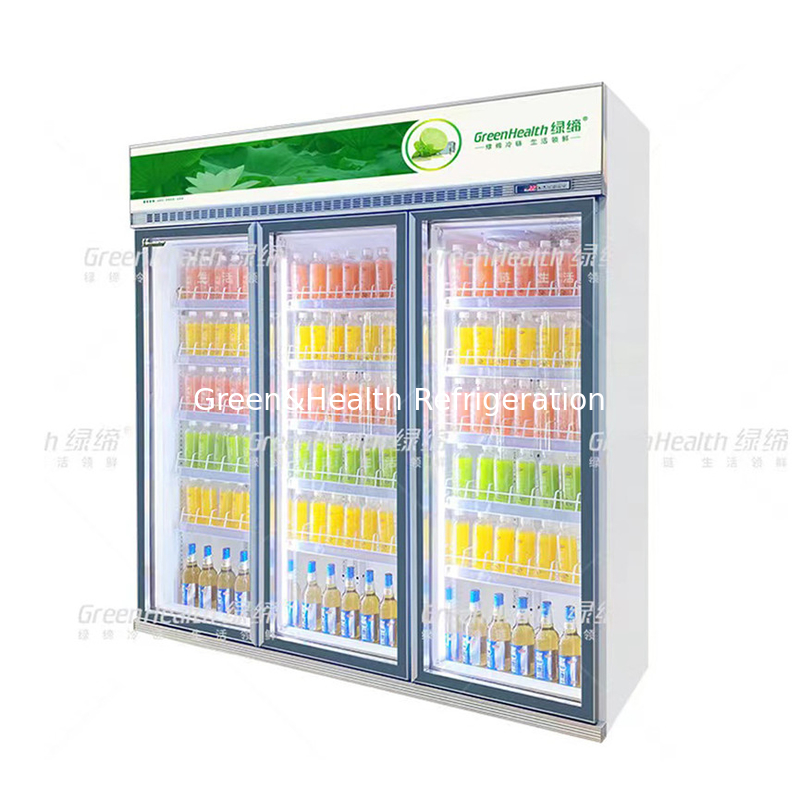 سوپرمارکت پیشرفته سفارشی 5 لایه چیلر با کولر فن و واحد کمپرسور Cubigel