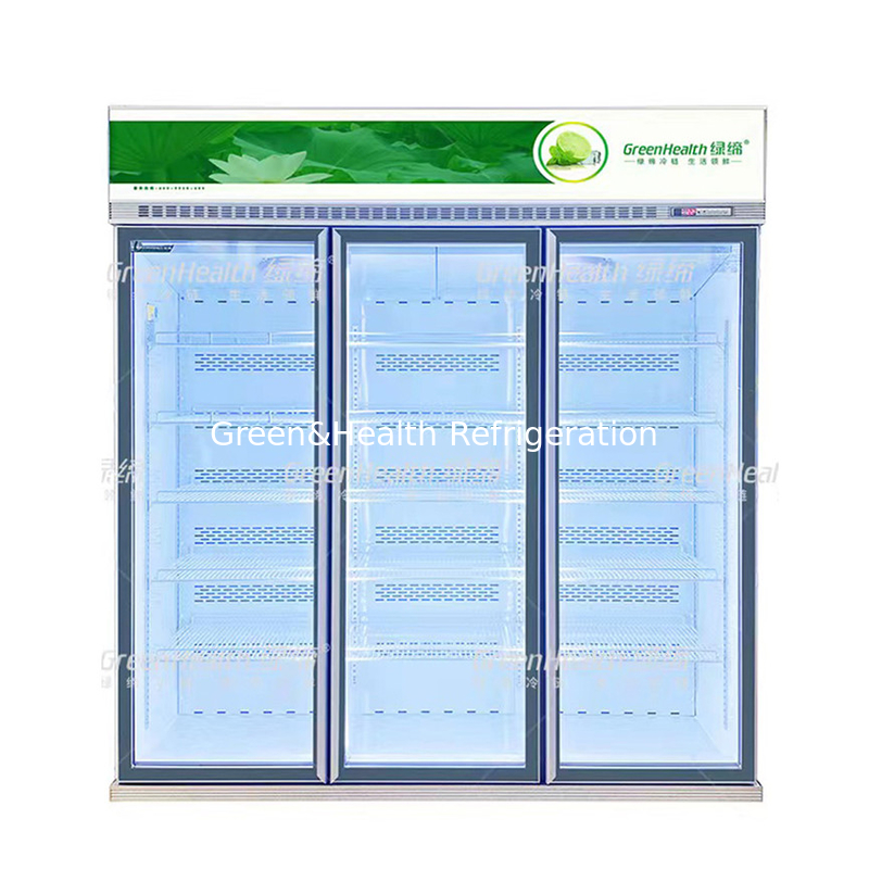 سوپرمارکت پیشرفته سفارشی 5 لایه چیلر با کولر فن و واحد کمپرسور Cubigel