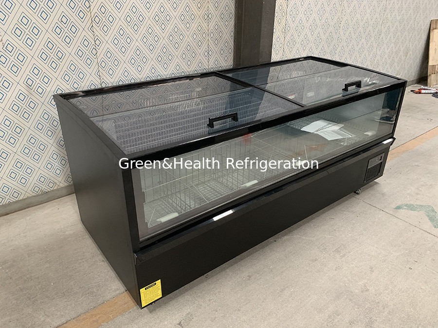فروش مستقیم کارخانه تجاری افقی بزرگ ذخیره سازی نمایشگاه جزایر کالاها کابینت