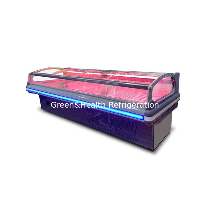 فروشگاه های گوشت / سوپرمارکت ها یخچال های ذخیره سازی با چراغ LED برای ذخیره گوشت تازه