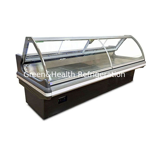 فروشگاه گوشت/سپر مارکت/فلیپ تاپ شیشه ای فولادی فولادی