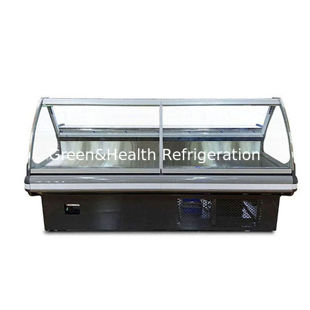 فروشگاه گوشت/سپر مارکت/فلیپ تاپ شیشه ای فولادی فولادی