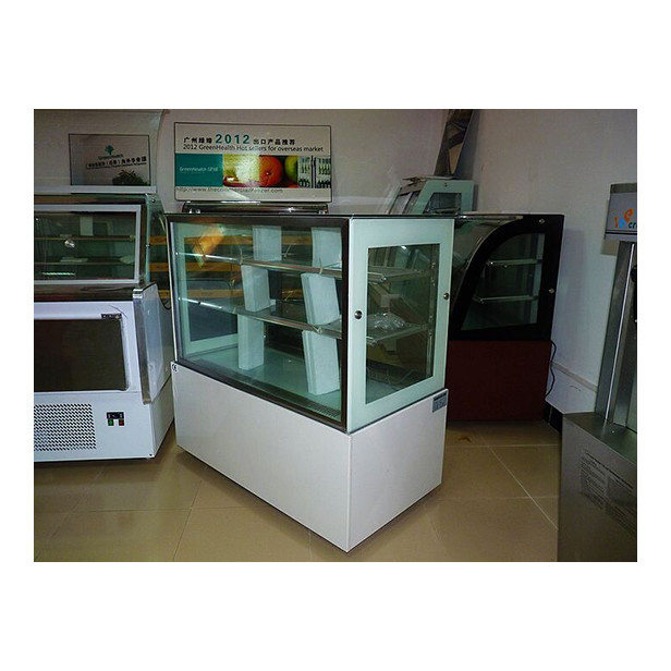 فروشگاه کیک شیشه ای شفاف چند لایه استفاده از انبار نمایش کیک نمایش یخچال