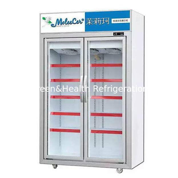فروشگاه بزرگ / فروشگاه تجاری دو درب شیشه ای مجهز به یخچال های فریزر