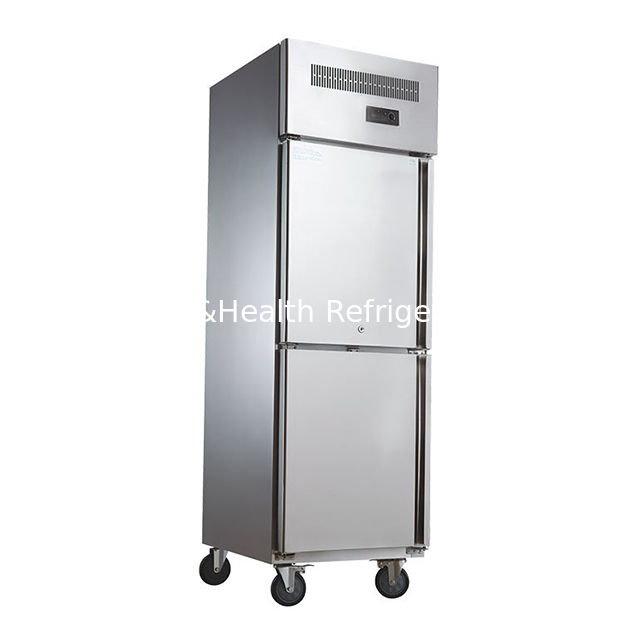 فریزر آشپزخانه عمودی استیل تجاری با طول 1480 میلی متر و موتور فن خنک کننده دینامیکی