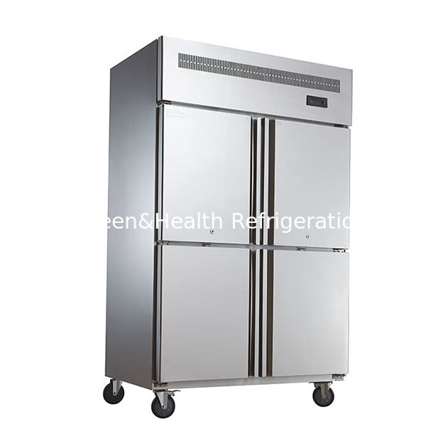 فریزر آشپزخانه عمودی استیل تجاری با طول 1480 میلی متر و موتور فن خنک کننده دینامیکی
