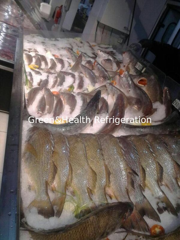 نمایش ماهی ماهی 2 میلی متری ماهی یخ زده برای نمایشگاه سوپرمارکت