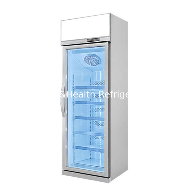 فریزر نمایشگر فروشگاهی/سوپرمارکت با درب شیشه ای تک جداره ضد بخار