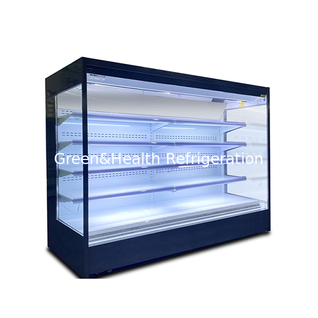 فروش مستقیم کارخانه باز زاویه چند قفسه سوپرمارکت ذخیره سازی کابینت پرده هوا فریزر