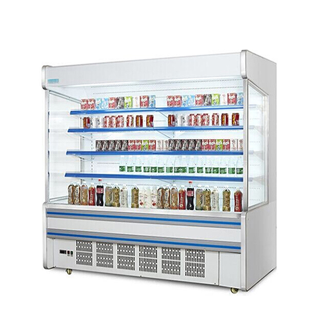 سوپرمارکت های تجاری کمپرسور داخلی چند قفسه ای فریزر باز