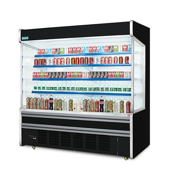 سوپرمارکت های تجاری کمپرسور داخلی چند قفسه ای فریزر باز