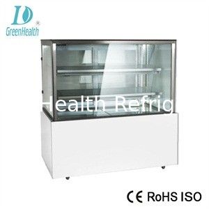 نمایشگر کیک یخچال نانوایی نمایشگر درب شیشه ای کابینت با کمپرسور وارداتی