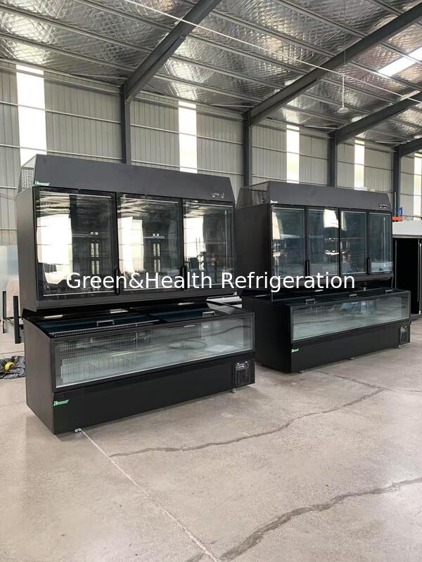 فریزر ترکیبی با یخ زدایی خودکار عمودی و افقی با دمای -۱۶ درجه سانتیگراد تا -۲۲ درجه سانتیگراد