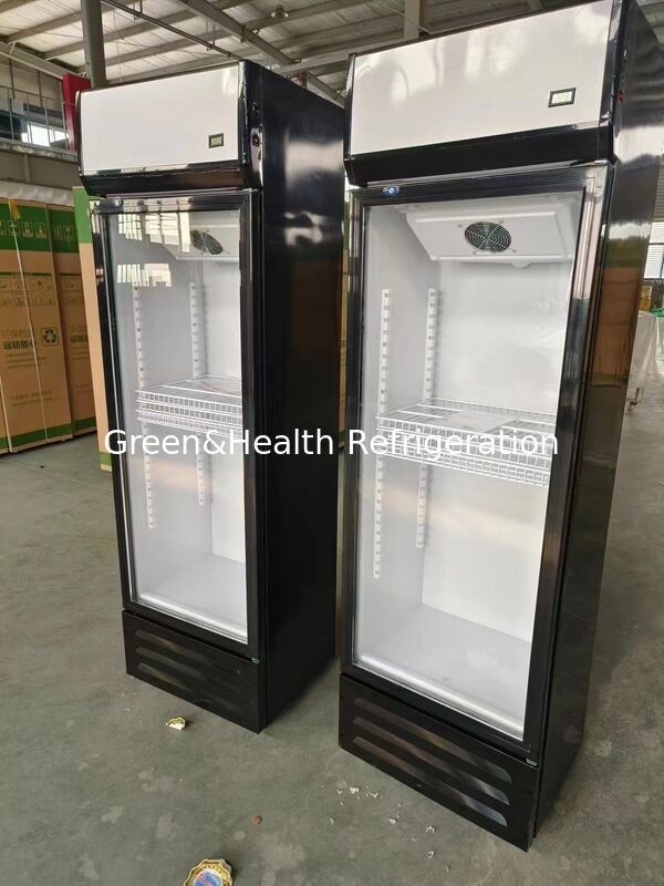 خنک کننده نمایش نوشیدنی های تجاری پپسی با ظرفیت 680 لیتر کمپرسور دانفوس و بسته شدن اتوماتیک درب سوئیچ گرم