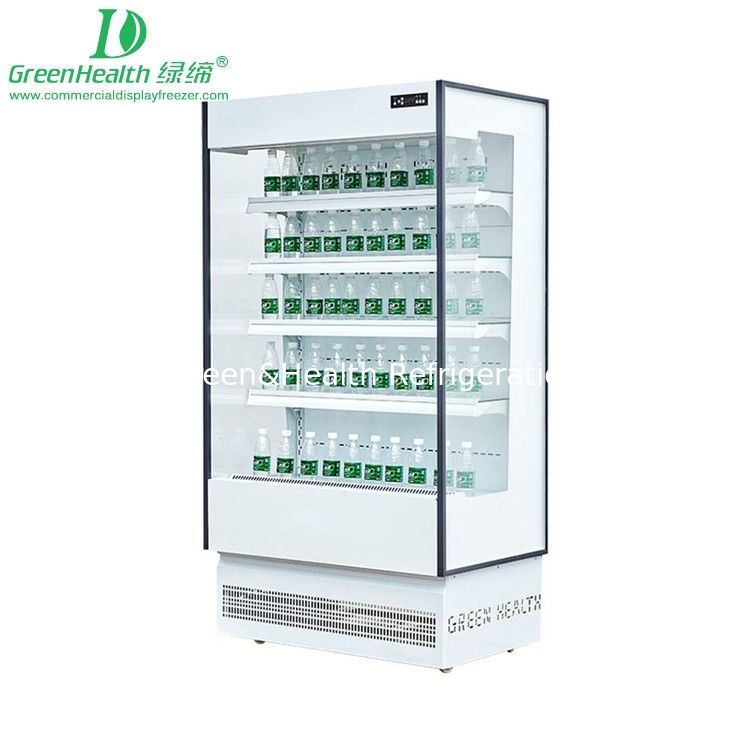 780W Multideck باز 1.25m Multi Deck نوشیدنی های فروشگاه مواد غذایی کافه نمایش یخچال