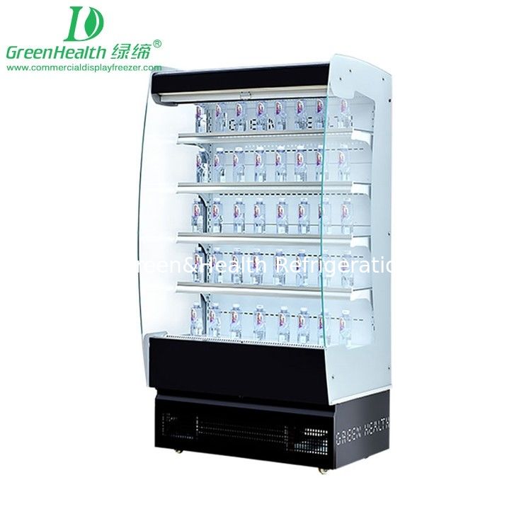 780W Multideck باز 1.25m Multi Deck نوشیدنی های فروشگاه مواد غذایی کافه نمایش یخچال