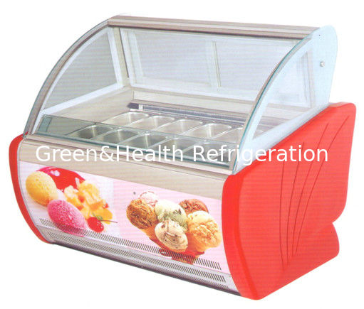 نمایشگر یخچال فریزر R404a -22 ° C / -18 ° C برای فروشگاه