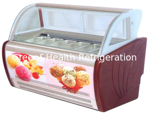 نمایشگر یخچال فریزر R404a -22 ° C / -18 ° C برای فروشگاه