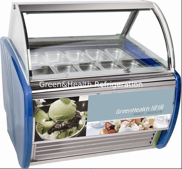 نمایشگر یخچال فریزر R404a -22 ° C / -18 ° C برای فروشگاه