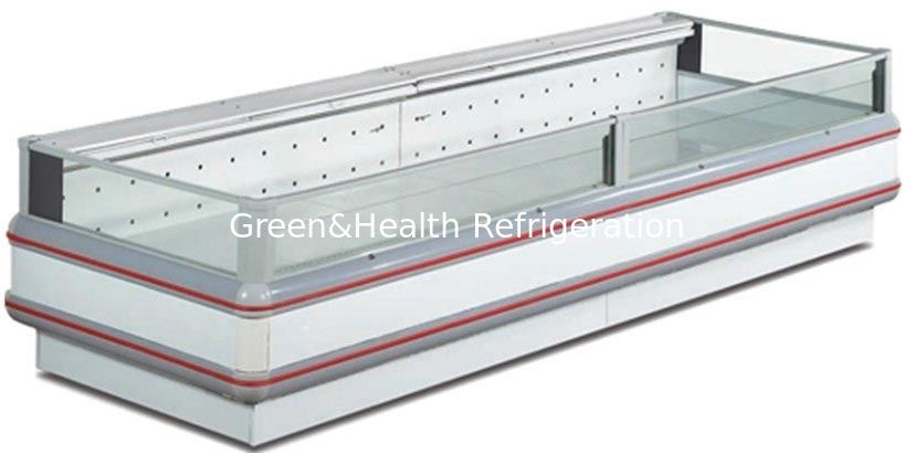R22 / R404a سوپرمارکت Open Top Freezer Freezer / Single Island 1500 * 1080 * 950